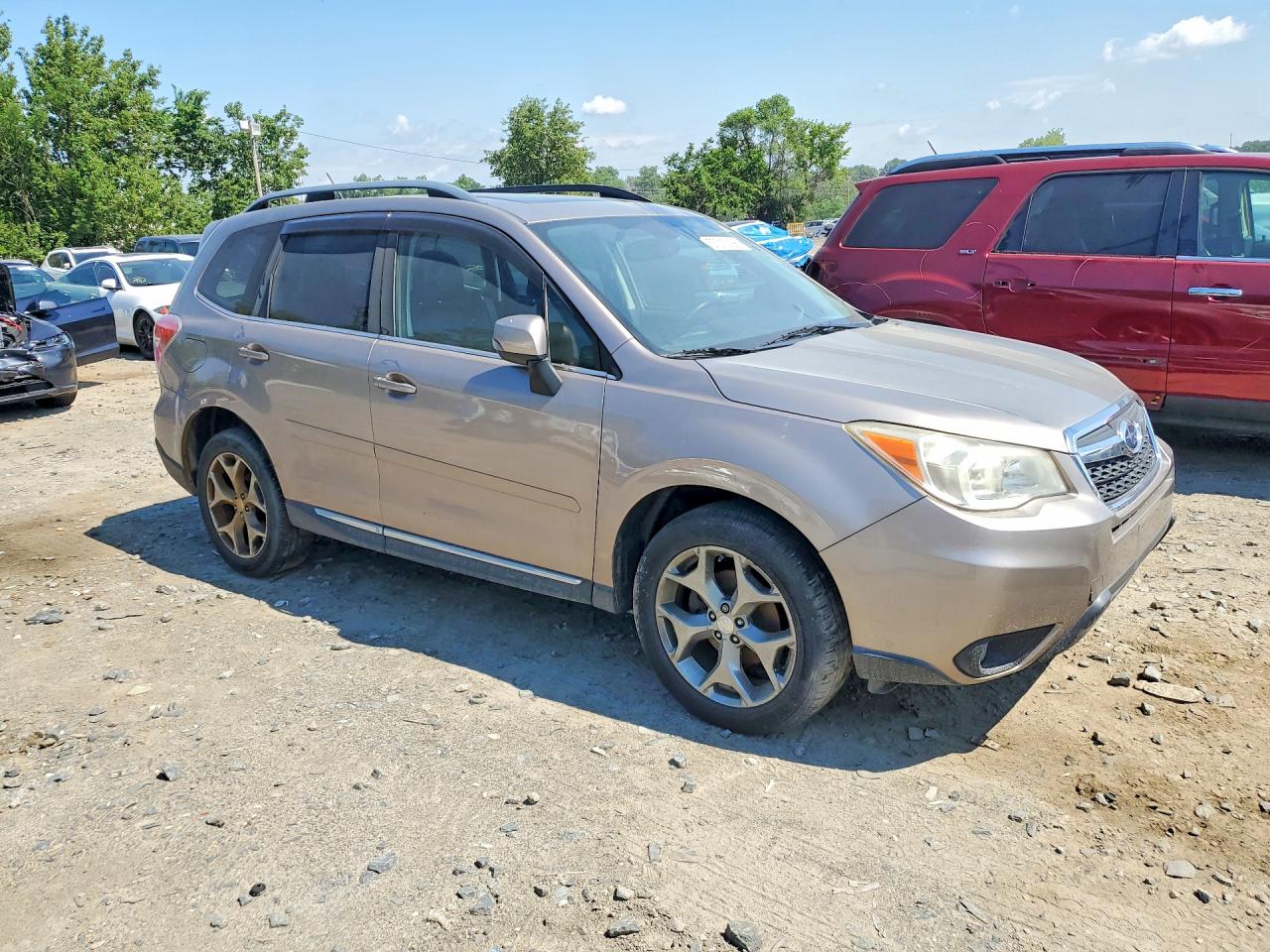 2015 Subaru Forester 2.5i Touring Brown vin: JF2SJAWC1FH461314