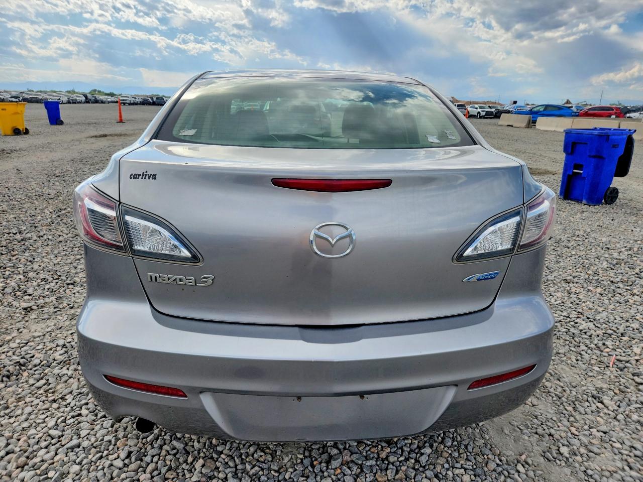2013 Mazda 3 I Silver vin: JM1BL1U7XD1813066