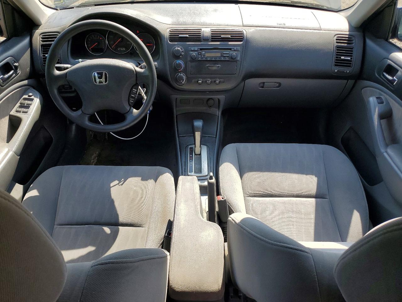 2003 Honda Civic Ex Blue vin: 2HGES26753H603981