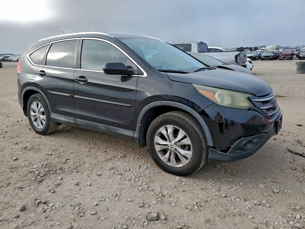 2014 Honda Cr-v Exl Black vin: 2HKRM3H74EH554988