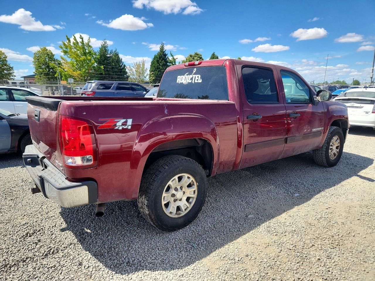2008 Gmc Sierra K1500 Burgundy vin: 3GTEK13J28G245934