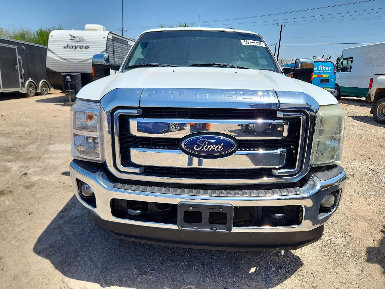 2014 Ford F250 Super Duty Белый vin: 1FT7W2BT6EEA14446
