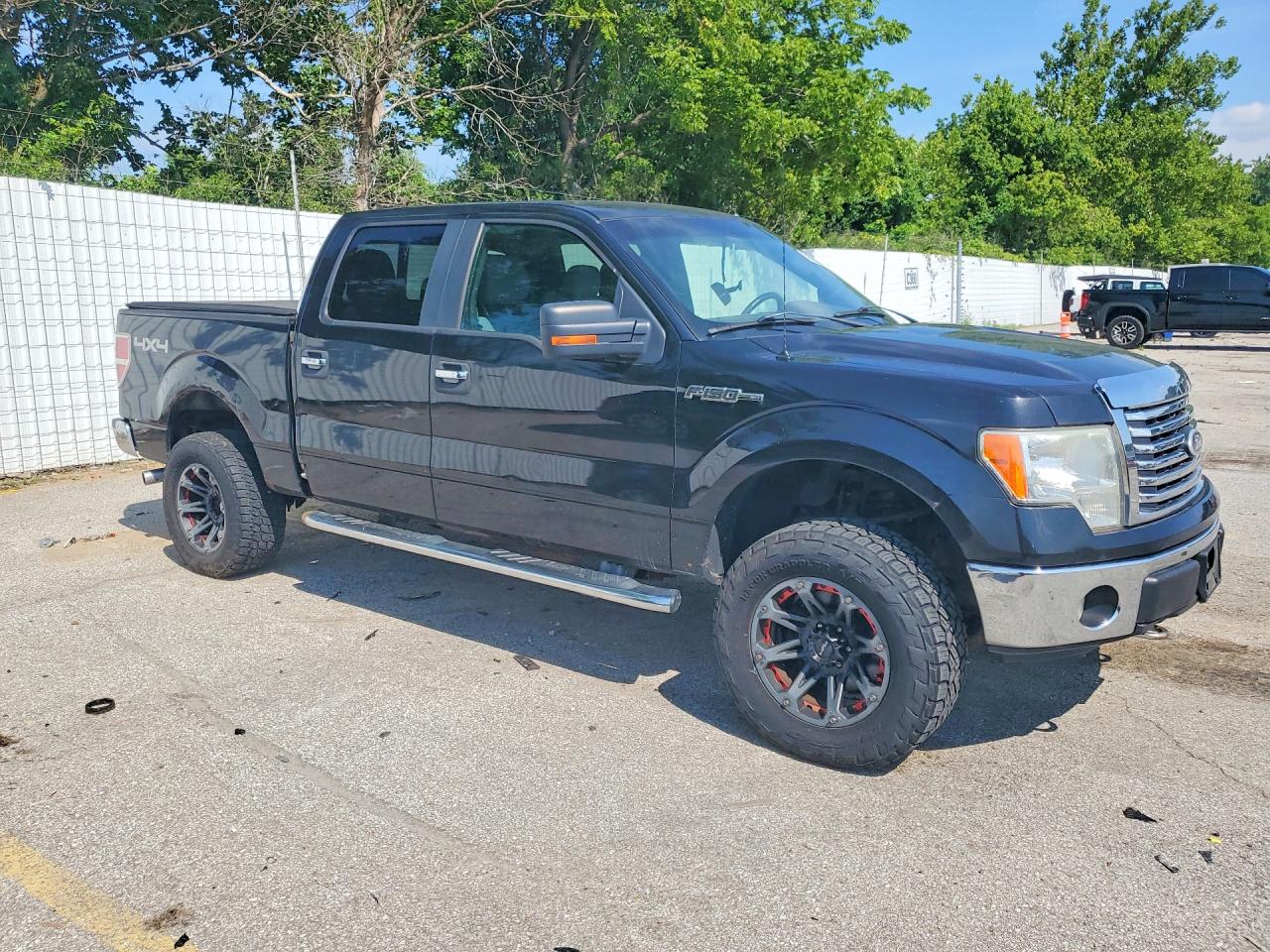 2012 Ford F150 Supercrew Black vin: 1FTFW1EF7CFB19483