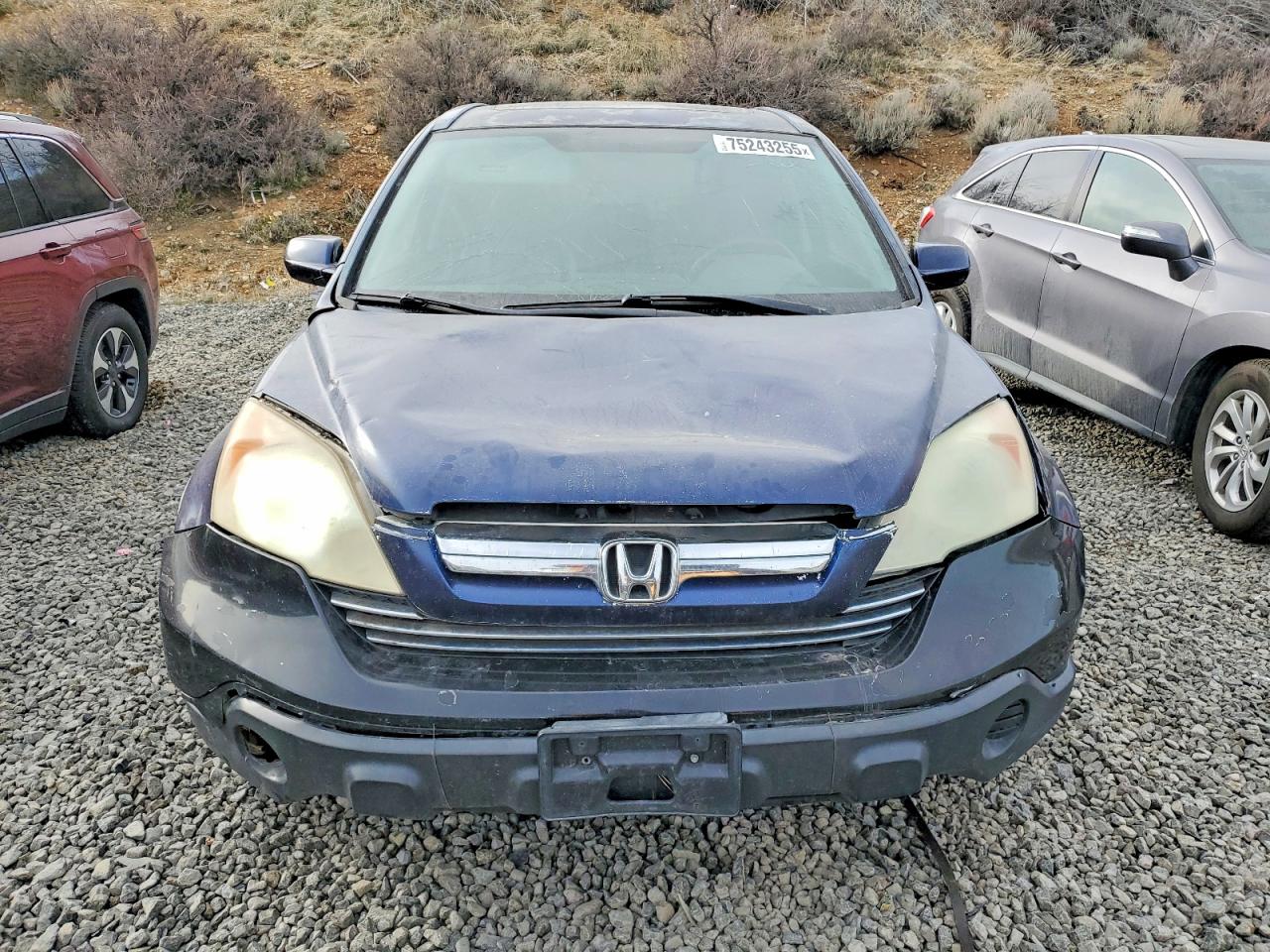 2008 Honda Cr-v Exl Blue vin: JHLRE48738C069571