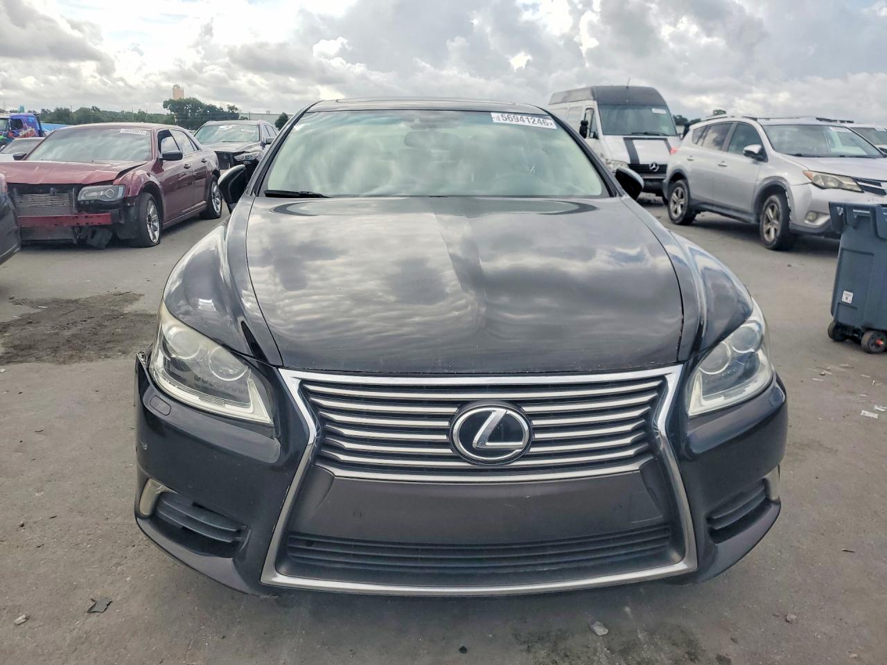 2013 Lexus Ls 460 Black vin: JTHBL5EF9D5115052