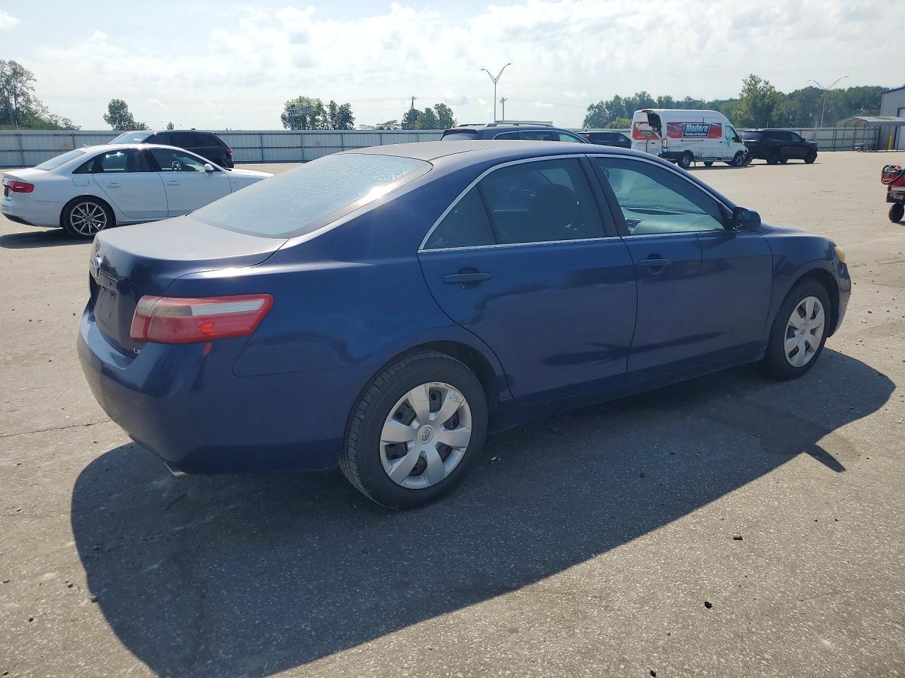 2007 Toyota Camry Le V6 Blue vin: 4T1BK46K57U046778