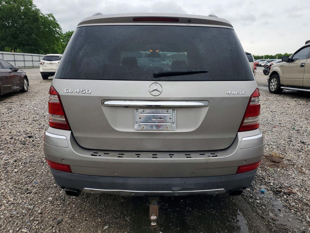 2008 Mercedes-benz Gl 450 4matic Серый vin: 4JGBF71E58A407260