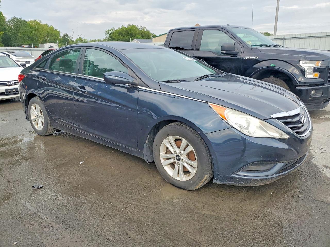 2011 Hyundai Sonata Gls Blue vin: 5NPEB4AC5BH129373