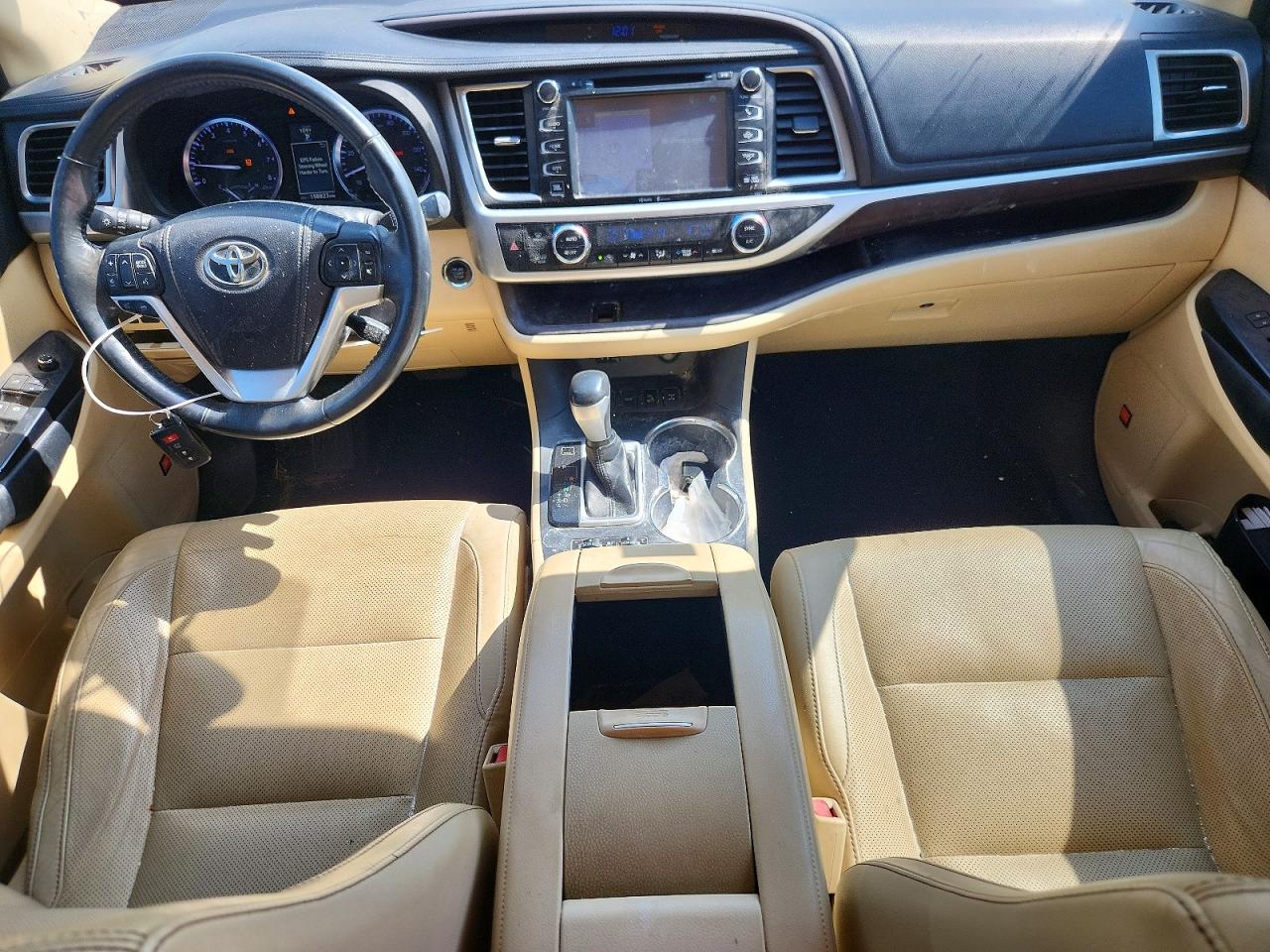 2014 Toyota Highlander Limited Белый vin: 5TDDKRFH6ES028029