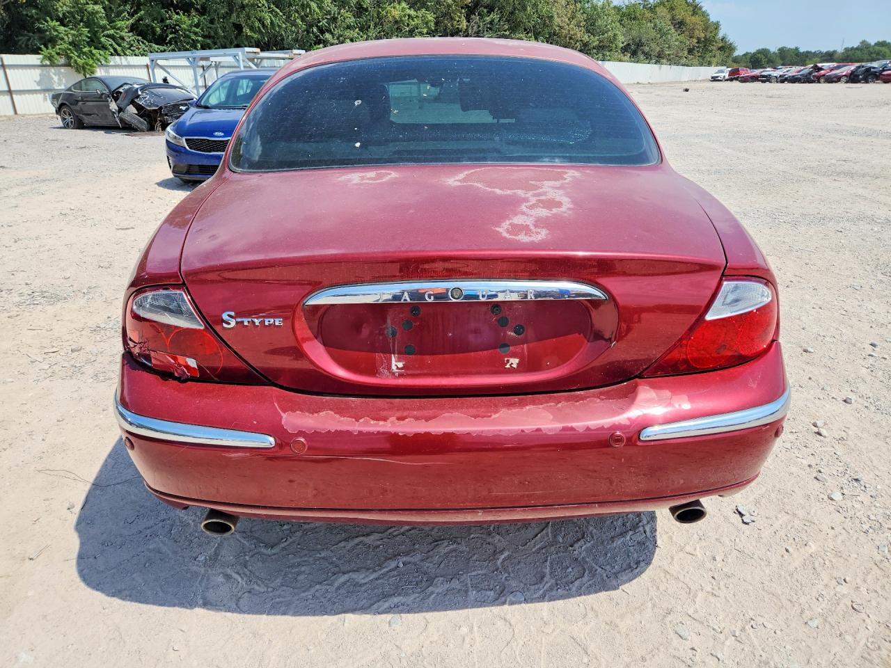 2003 Jaguar S-type Бордовый vin: SAJEA01T33FM81747
