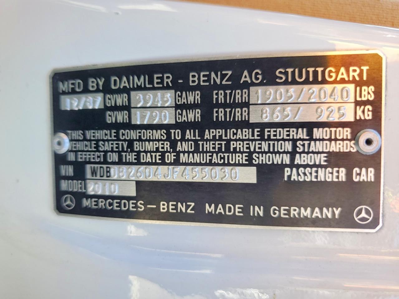1988 Mercedes-benz 190 D 2.5 White vin: WDBDB26D4JF455030