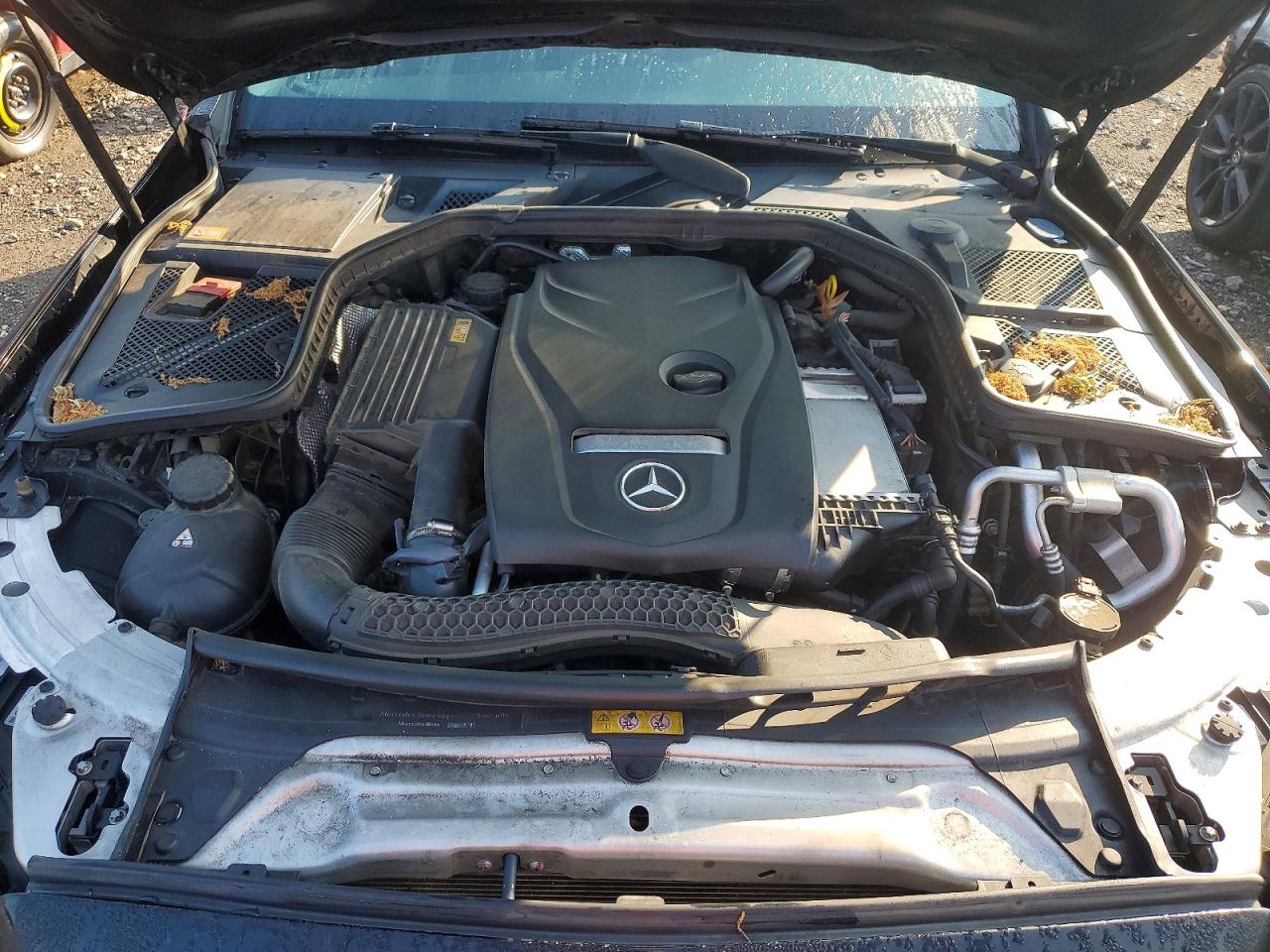 2015 Mercedes-benz C 300 4matic Black vin: 55SWF4KB6FU056676