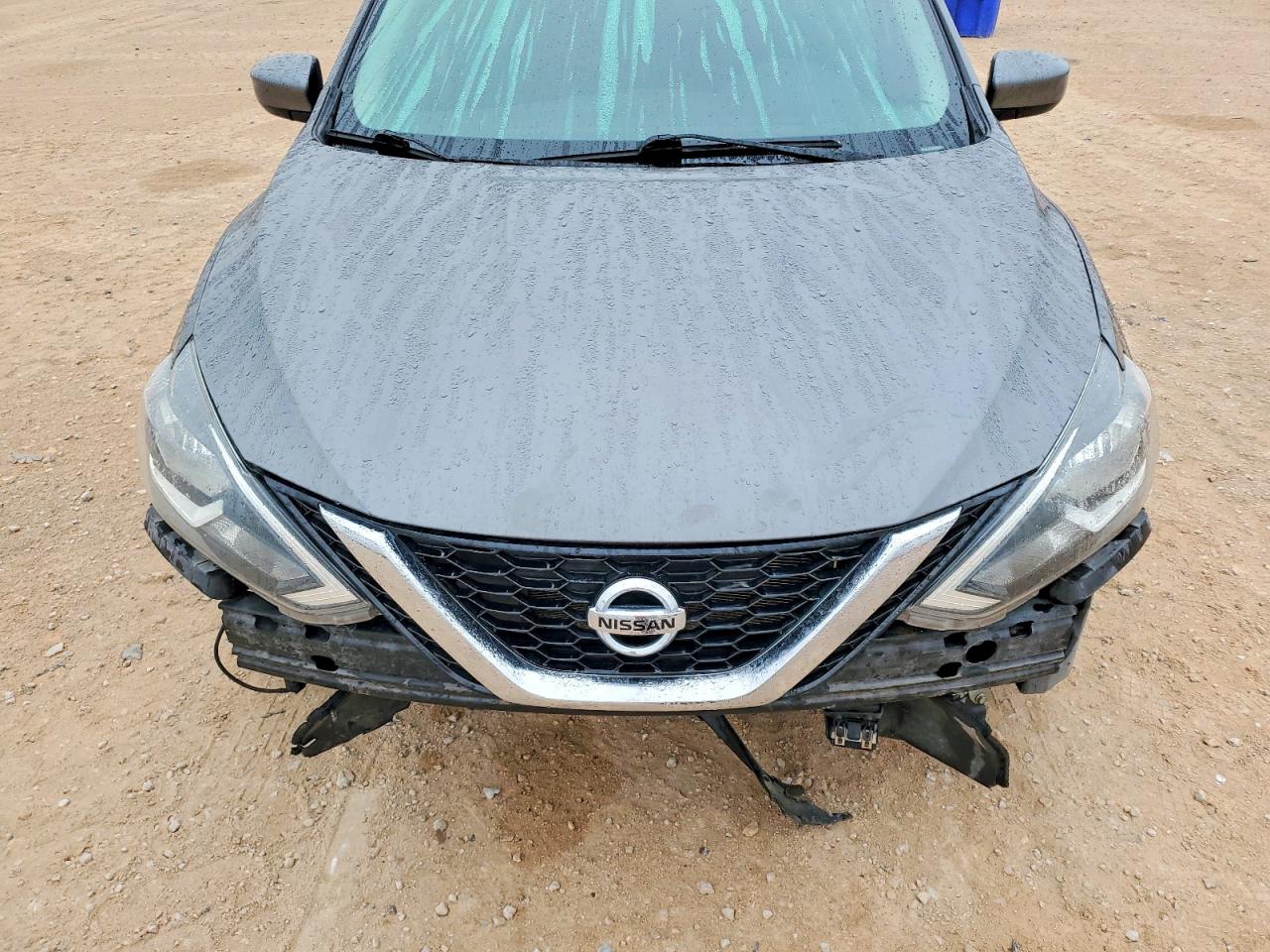 2019 Nissan Sentra Sv Gray vin: 3N1AB7AP3KY388078