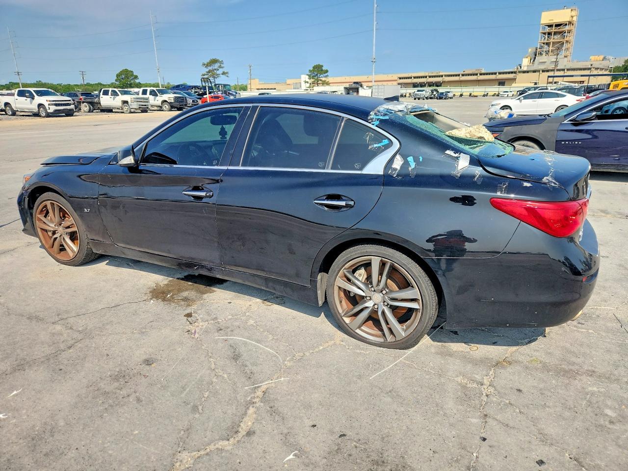 2015 Infiniti Q50 Base Черный vin: JN1BV7AR7FM415546