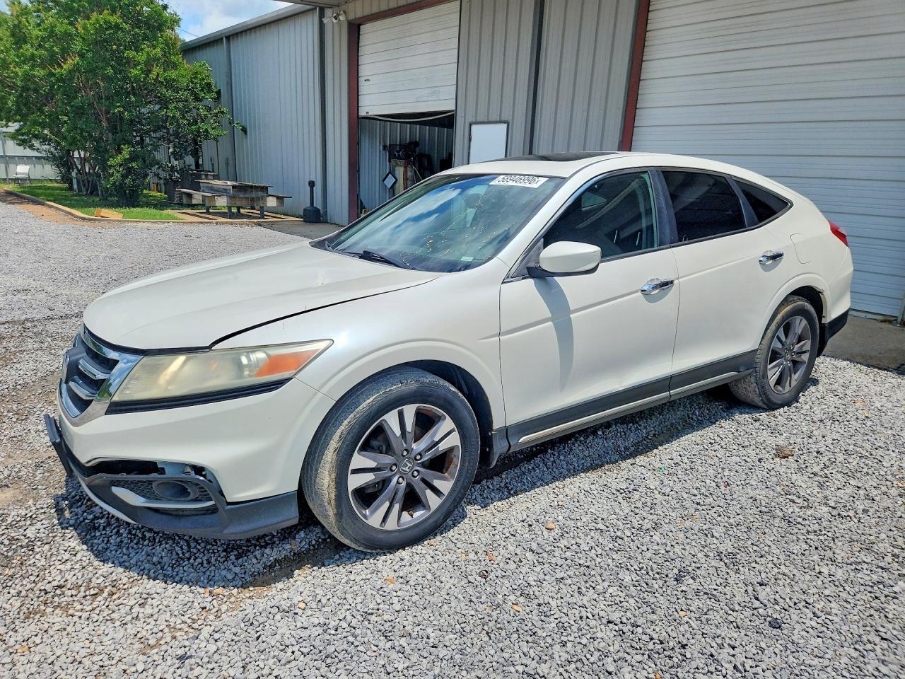 2015 Honda Crosstour Exl White vin: 5J6TF2H51FL001067