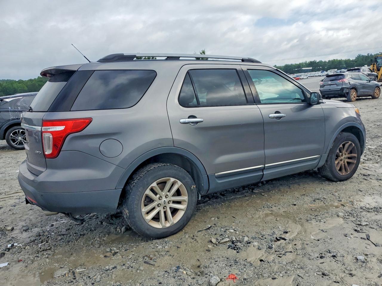 2013 Ford Explorer Xlt Gray vin: 1FM5K8D86DGC30245