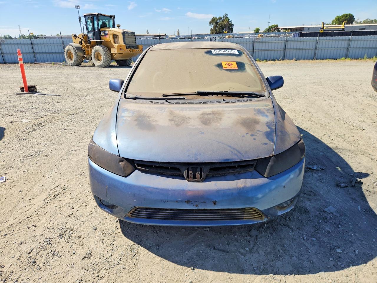 2007 Honda Civic Lx Синий vin: 2HGFG12687H531967