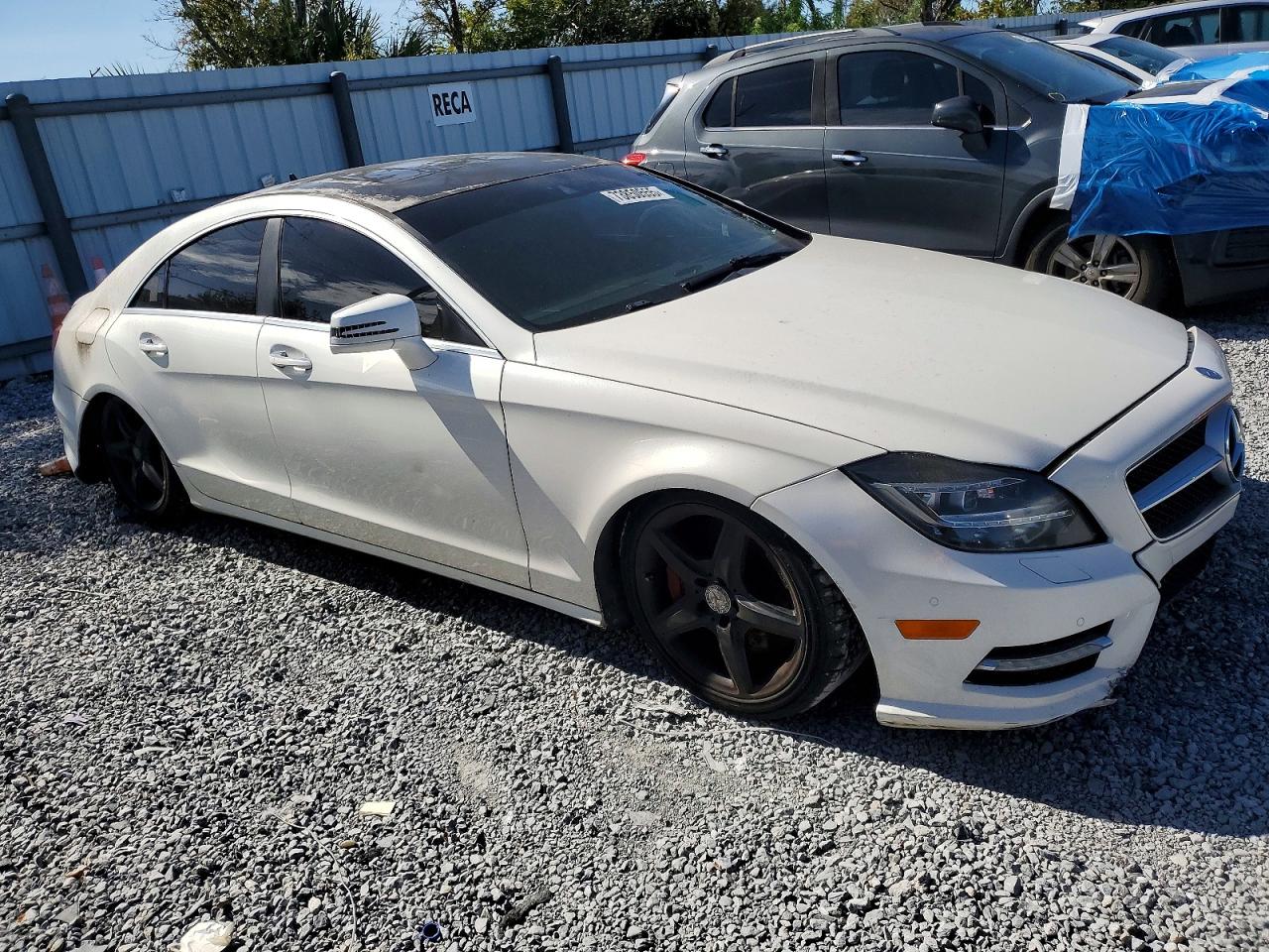 2014 Mercedes-benz Cls 550 4matic Белый vin: WDDLJ9BB2EA127885