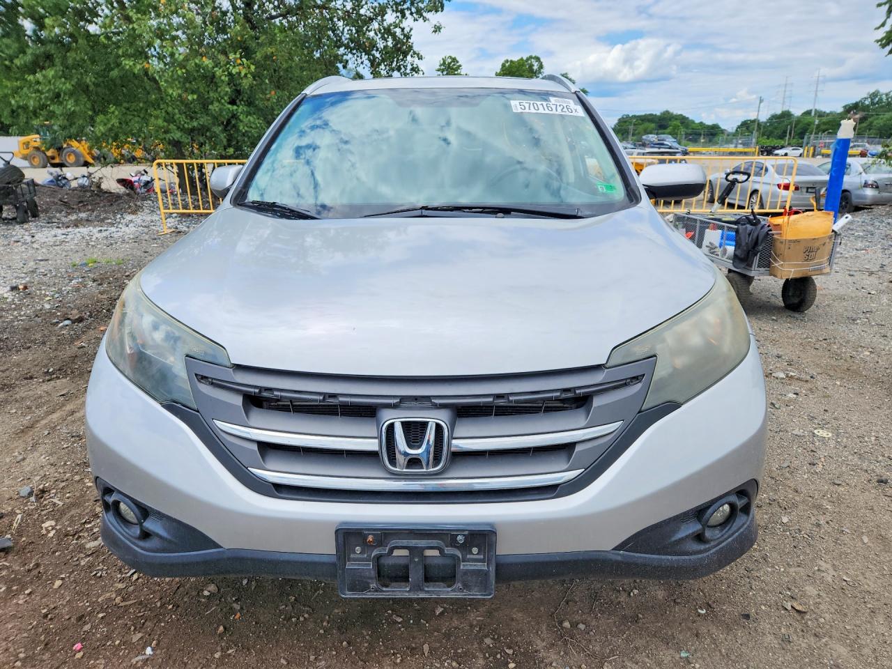 2012 Honda Cr-v Exl Серый vin: 2HKRM4H73CH618263