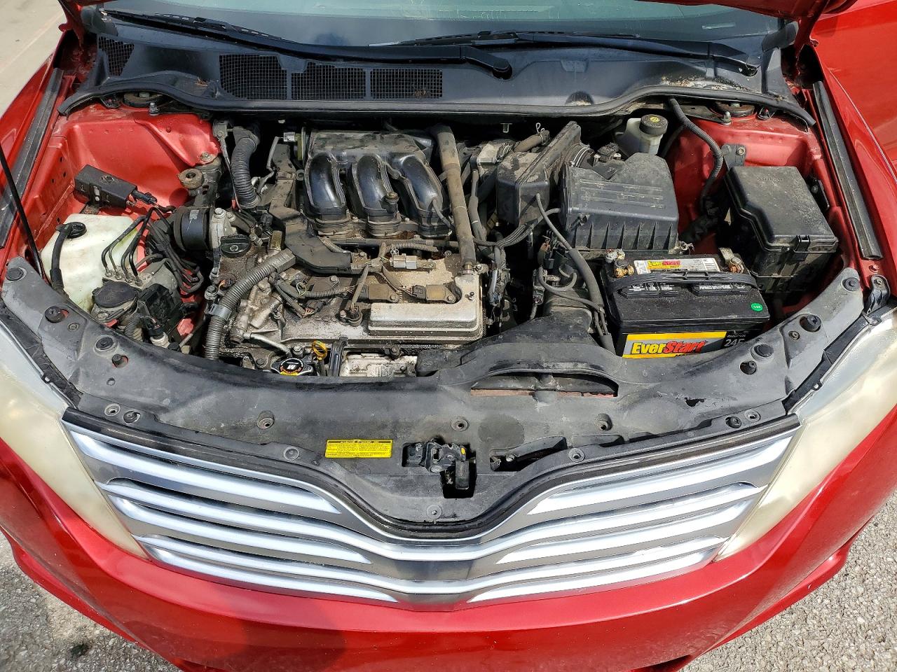 2010 Toyota Venza Fwd V6 Red vin: 4T3ZK3BB4AU024624