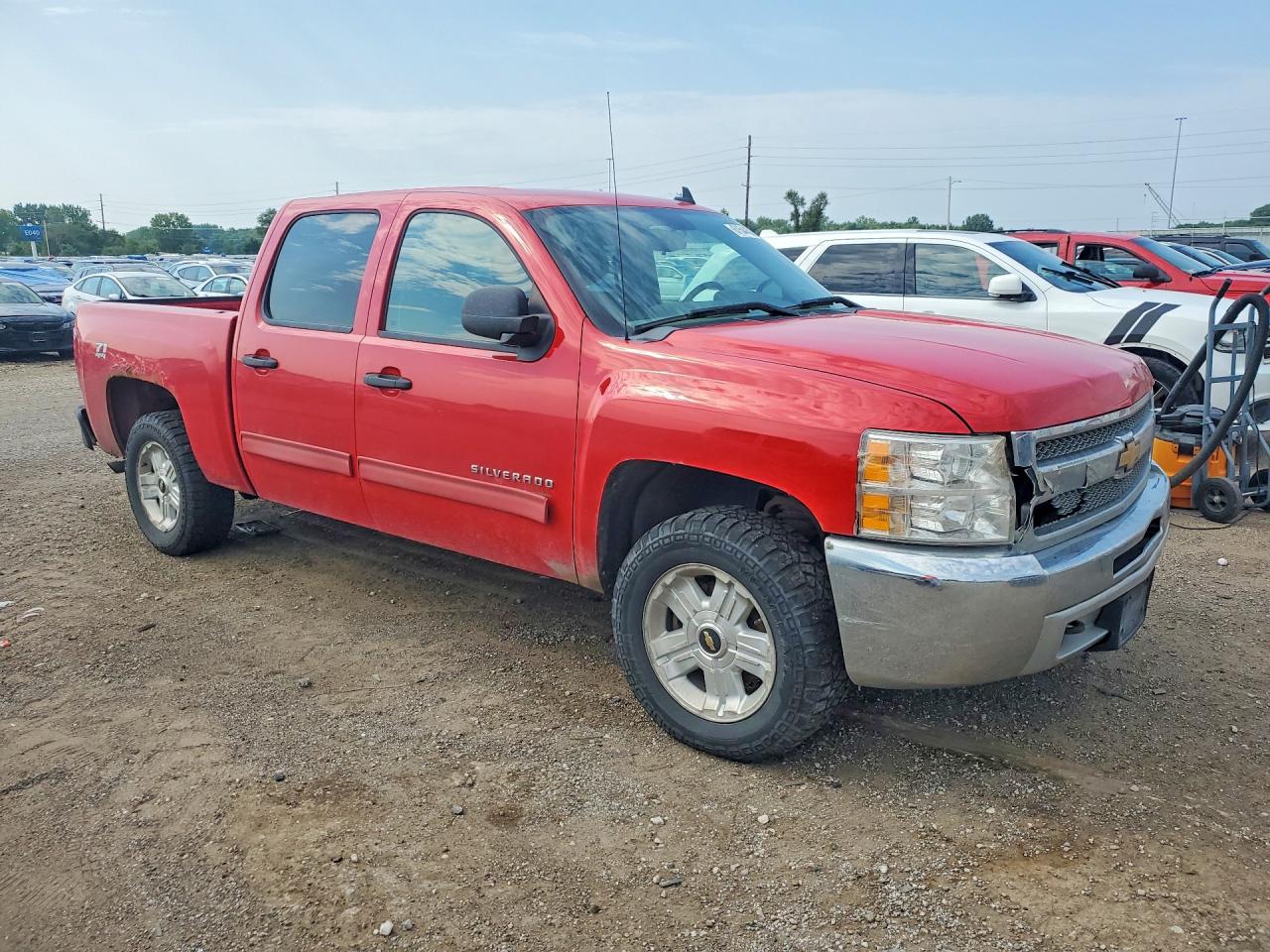2013 Chevrolet Silverado K1500 Lt Red vin: 3GCPKSE73DG194521