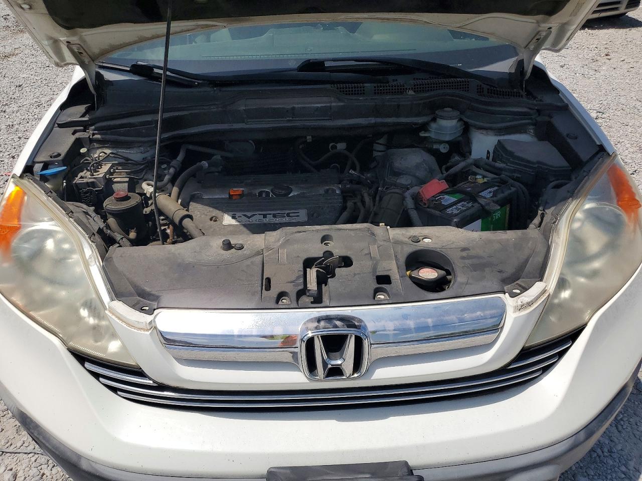 2007 Honda Cr-v Ex White vin: JHLRE38527C027870