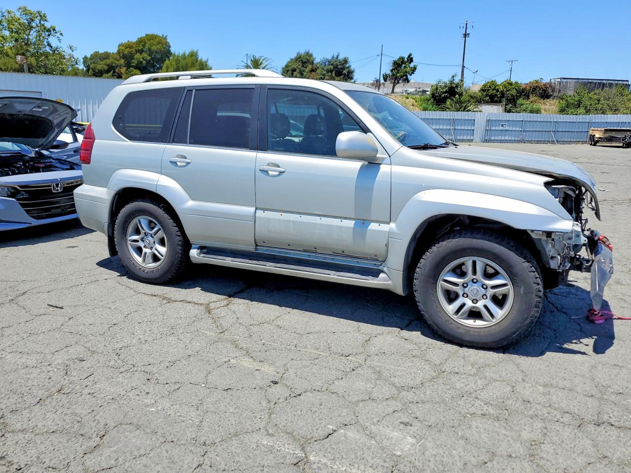 2003 Lexus Gx 470 Серебряный vin: JTJBT20XX30002638