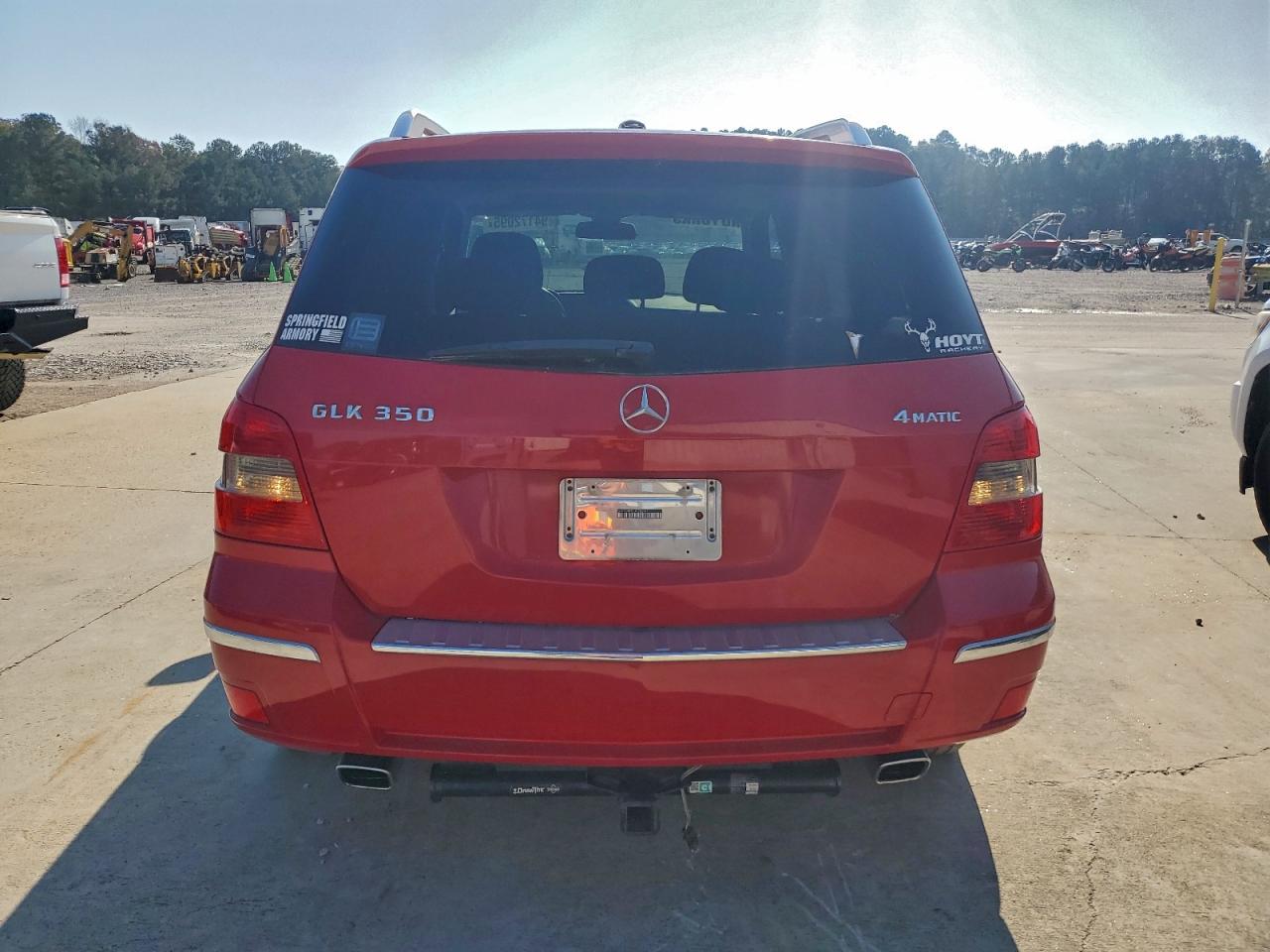 2010 Mercedes-benz Glk 350 4matic Red vin: WDCGG8HB0AF282941