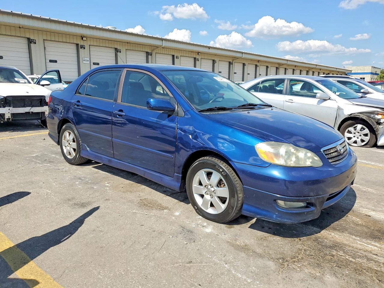 2008 Toyota Corolla S Blue vin: 2T1BR32E18C857289