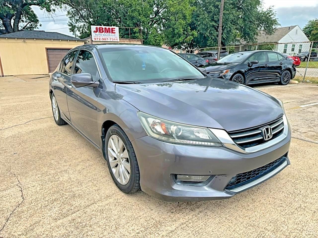 2015 Honda Accord Ex/ Exl Gray vin: 1HGCR2F8XFA154800