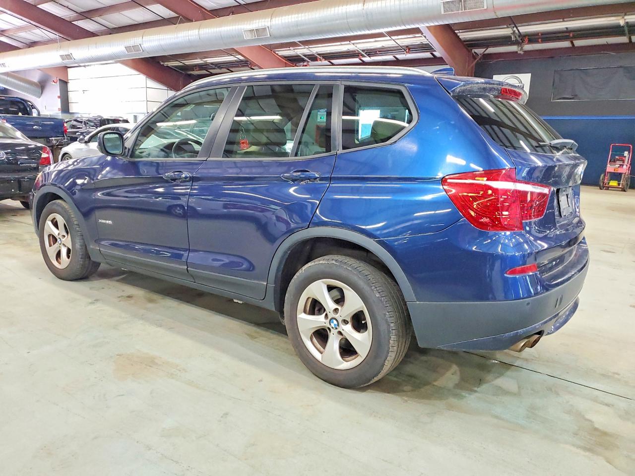2011 Bmw X3 Xdrive28i Blue vin: 5UXWX5C5XBL706175