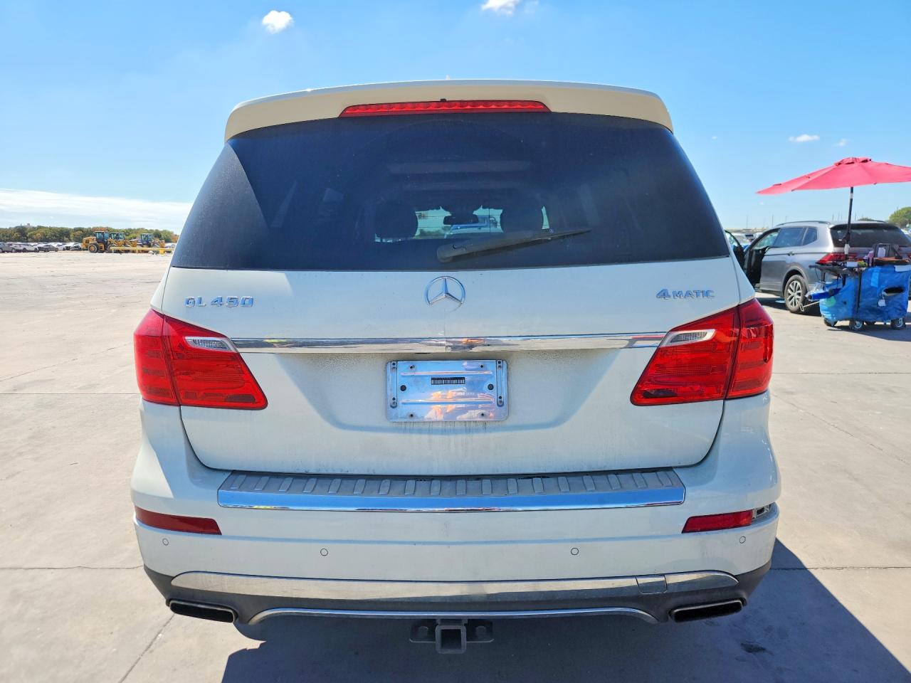 2013 Mercedes-benz Gl 450 4matic White vin: 4JGDF7CE7DA242571