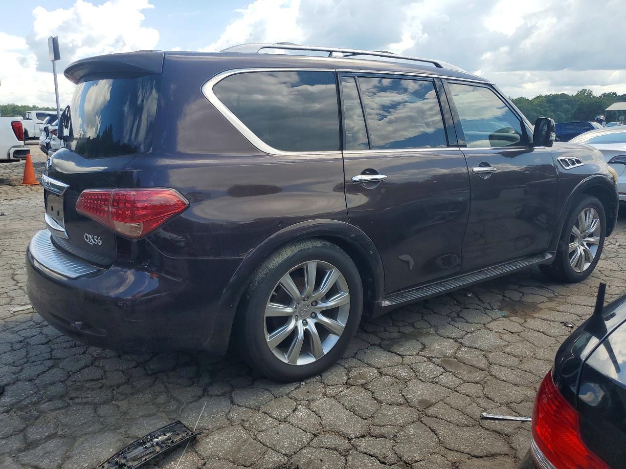 2011 Infiniti Qx56 Base Burgundy vin: JN8AZ2ND0B9701352