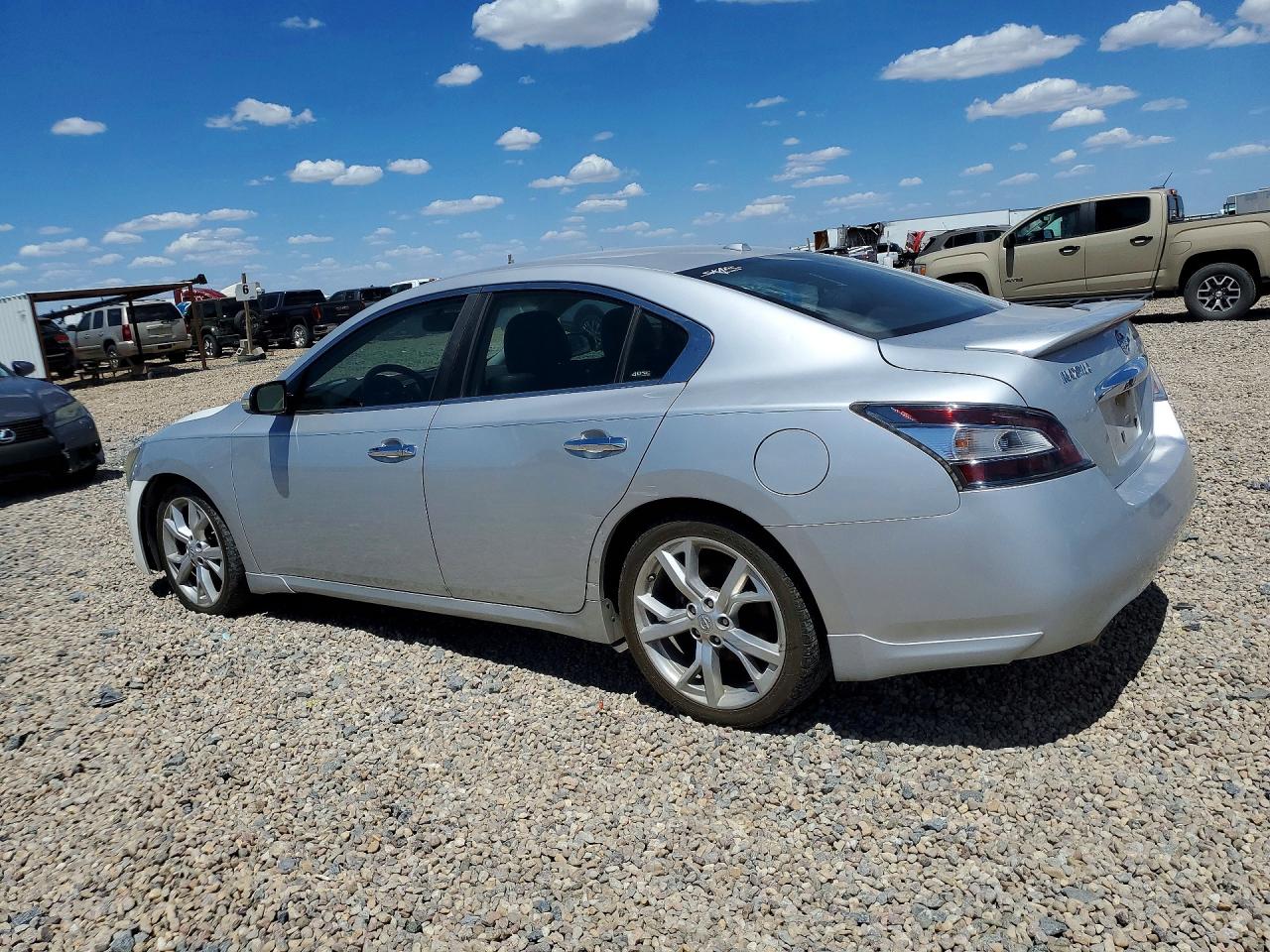 2012 Nissan Maxima 3.5 S Silver vin: 1N4AA5AP2CC832748
