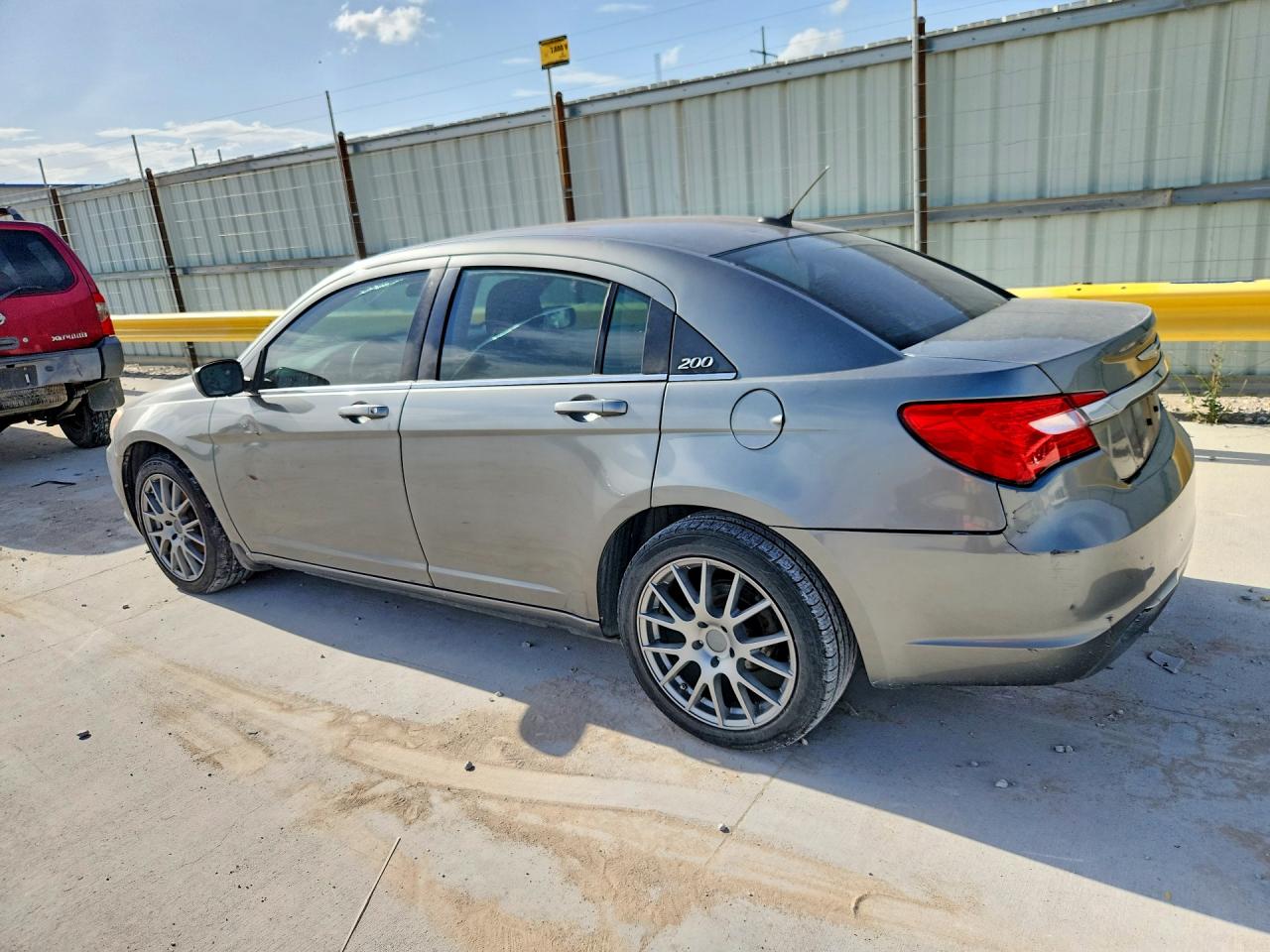 2012 Chrysler 200 Lx Gray vin: 1C3CCBAB5CN262186