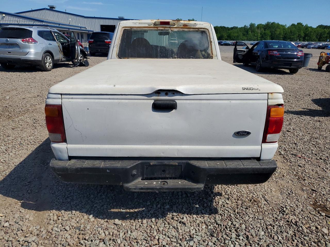 1999 Ford Ranger Super Cab White vin: 1FTYR14VXXPB22483