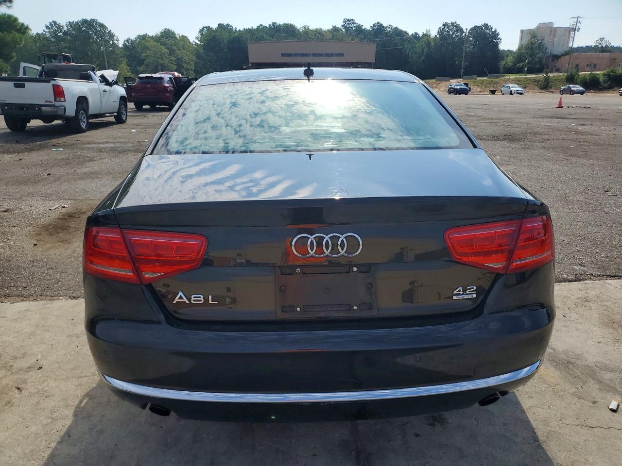 2012 Audi A8 L Quattro Black vin: WAURVAFDXCN008264