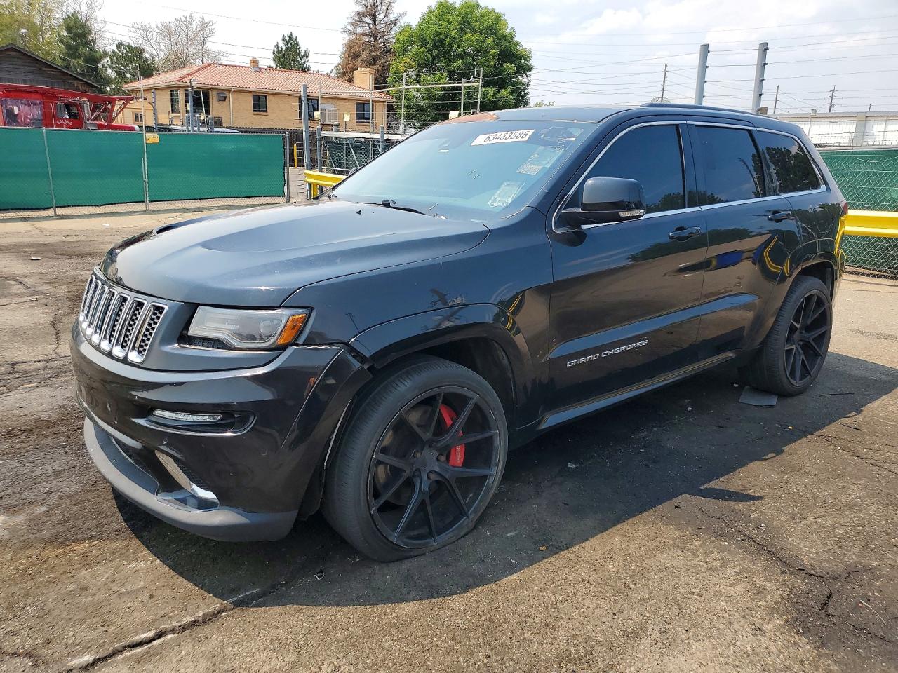 2015 Jeep Grand Cherokee Srt-8 Black vin: 1C4RJFDJ3FC787446