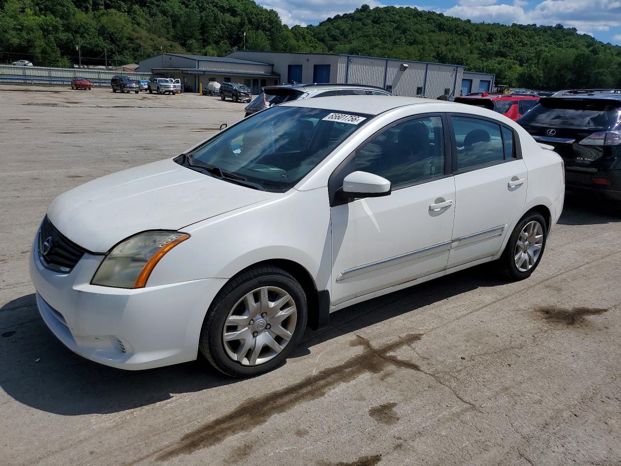 2011 Nissan Sentra 2.0 Белый vin: 3N1AB6AP2BL664239