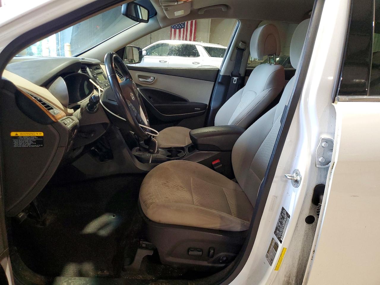 2013 Hyundai Santa Fe Sport 2.4l White vin: 5XYZUDLB2DG023540