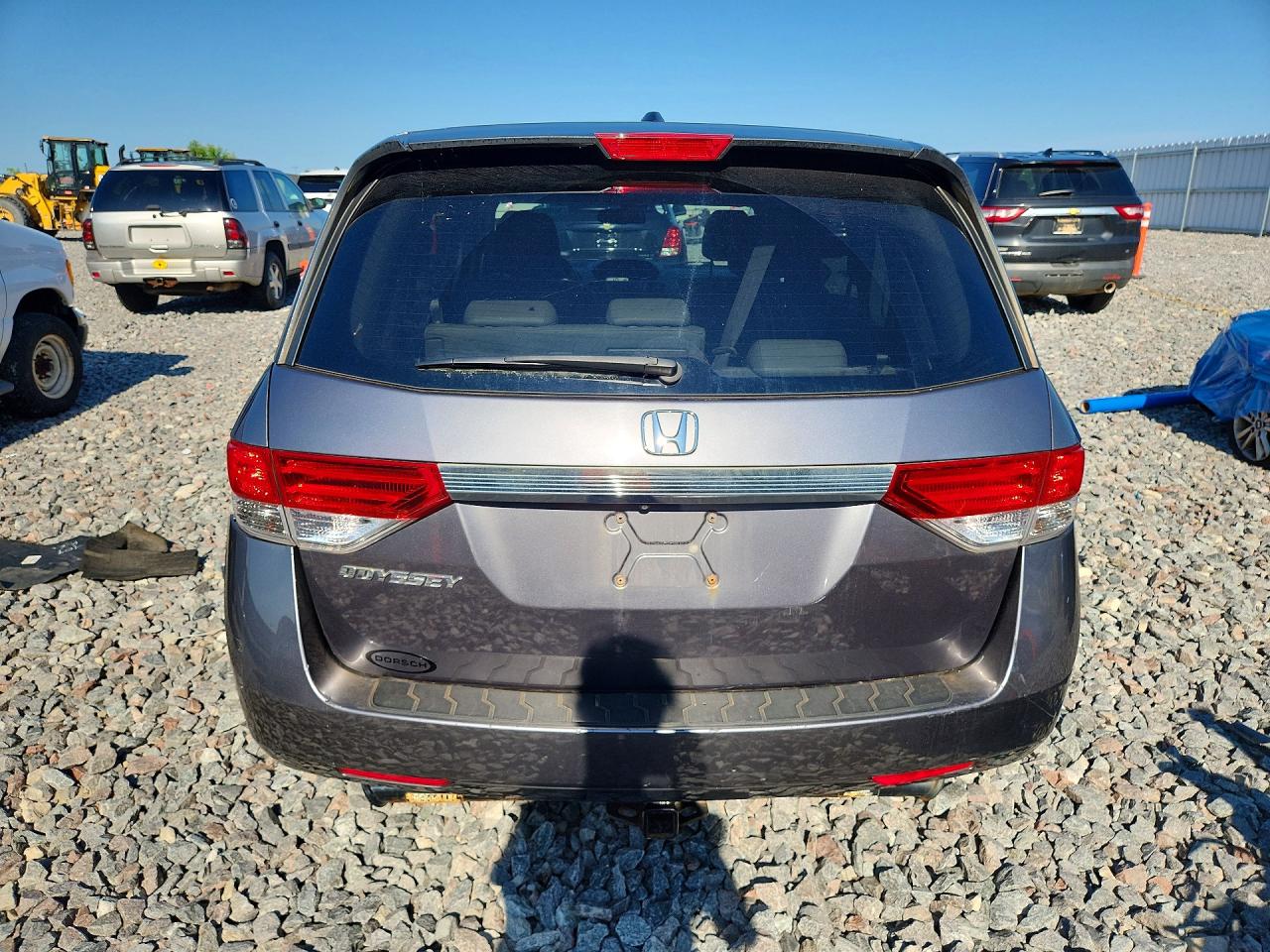 2014 Honda Odyssey Exl Gray vin: 5FNRL5H62EB075280