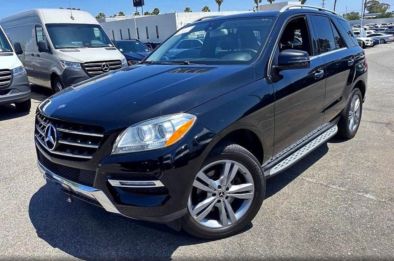 2014 Mercedes-benz Ml 350 Черный vin: 4JGDA5JB3EA296639