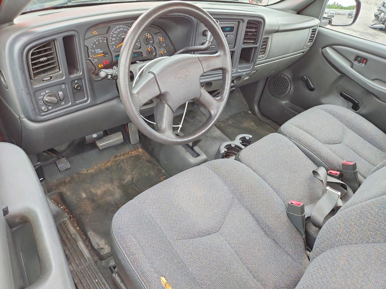 2005 Chevrolet Silverado K1500 Red vin: 1GCEK14X15Z210235