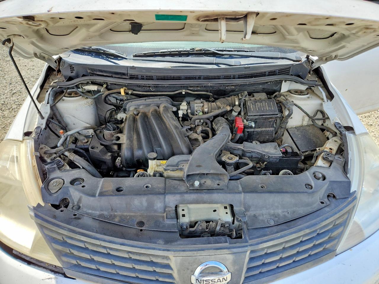 2011 Nissan Versa S White vin: 3N1CC1AP6BL419226