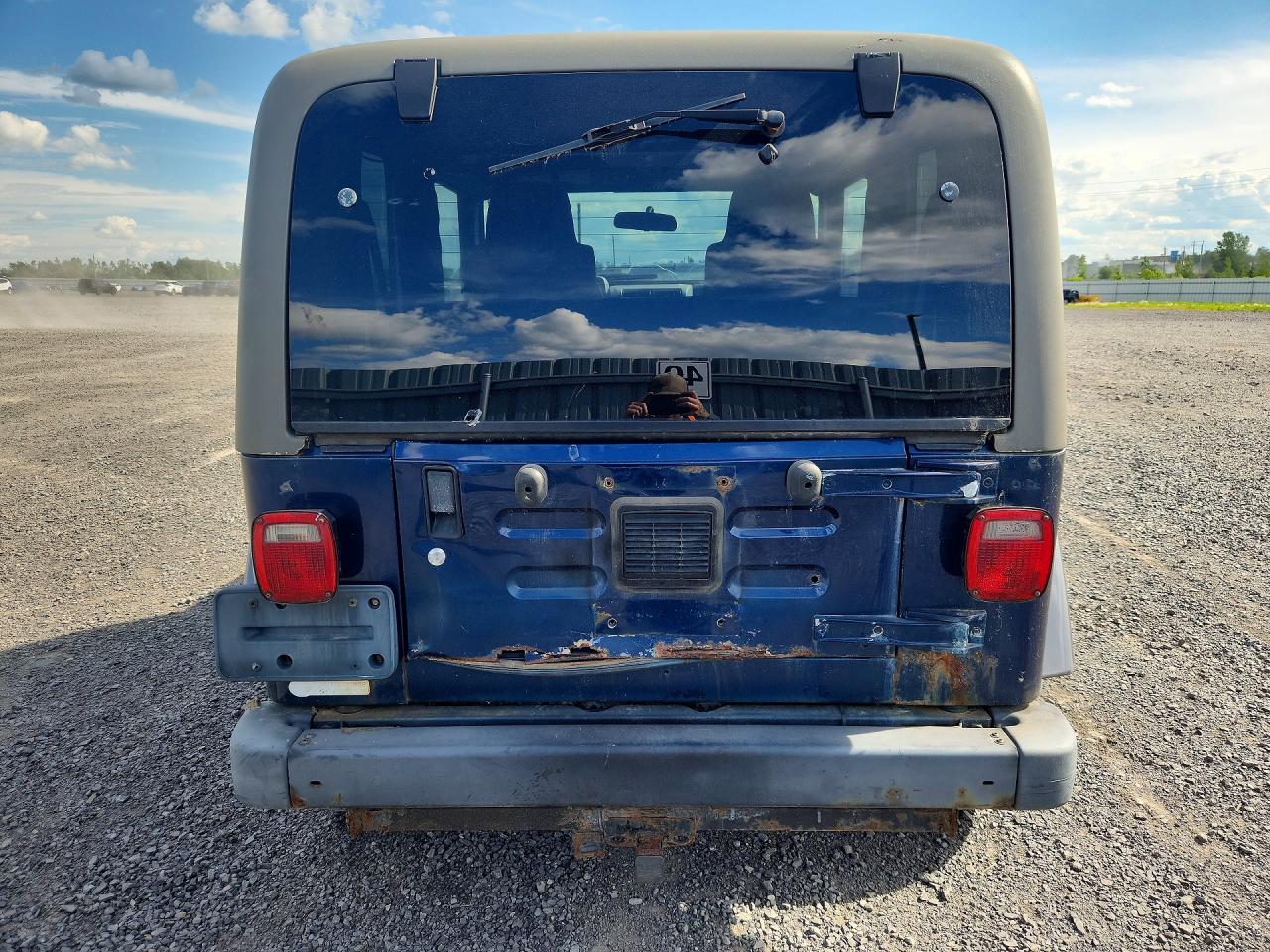2004 Jeep Wrangler / Tj Sport Blue vin: 1J4FA49S34P724274
