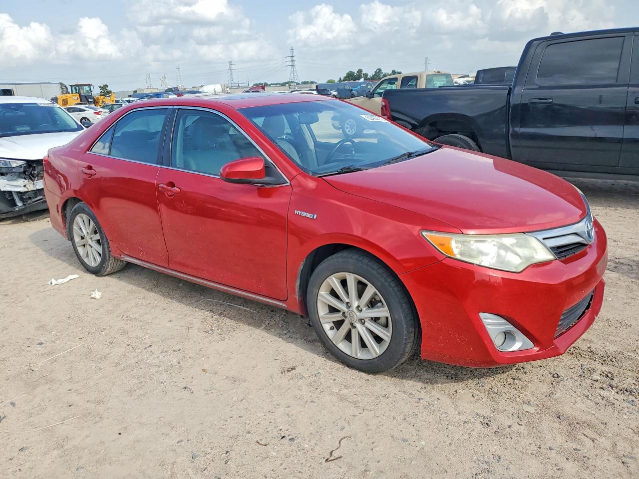 2012 Toyota Camry Hybrid Xle Red vin: 4T1BD1FK8CU022333