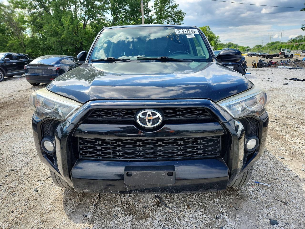 2014 Toyota 4runner Sr5 Black vin: JTEBU5JR7E5170076