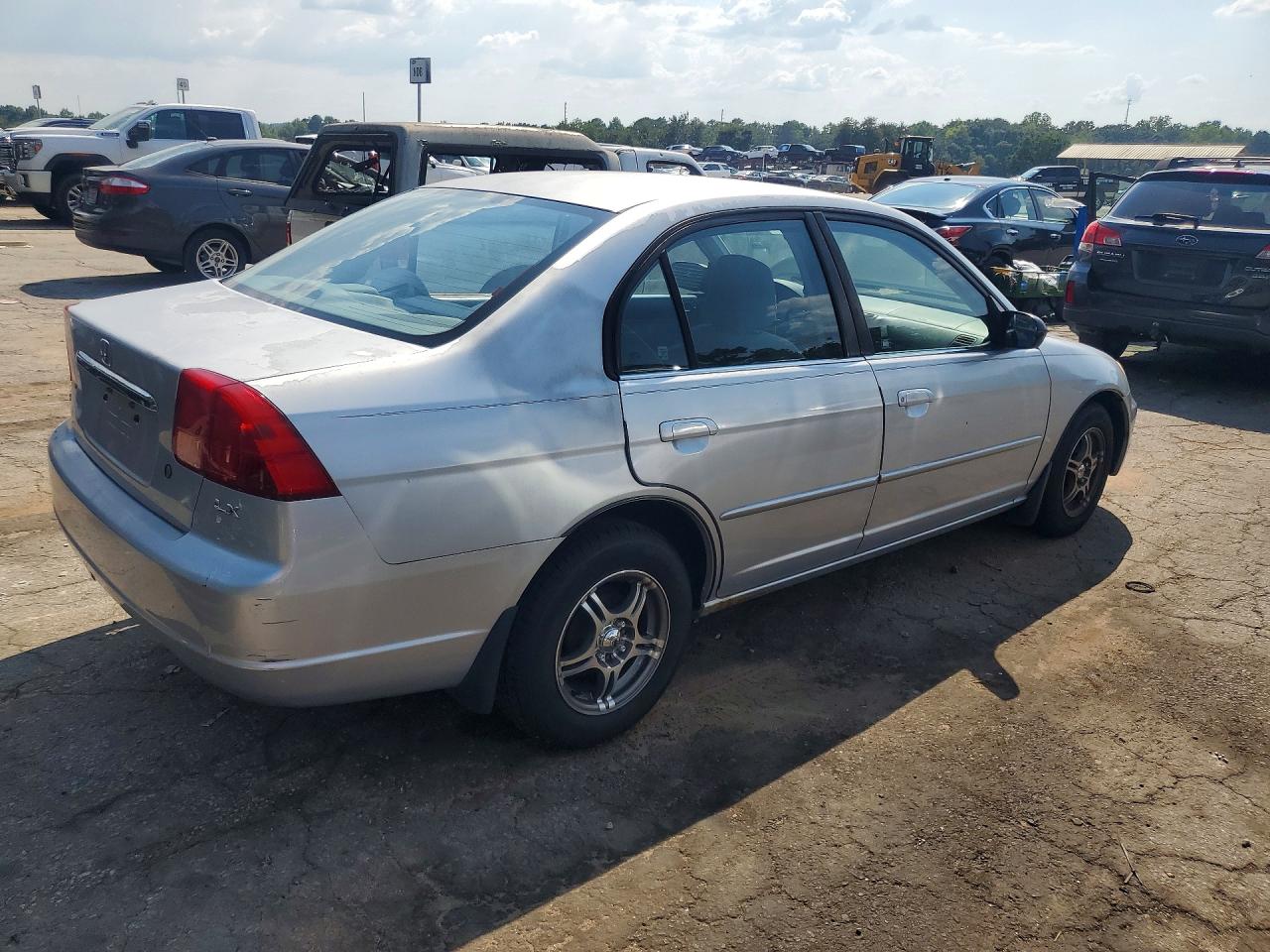 2002 Honda Civic Lx Серебряный vin: 2HGES16652H521717