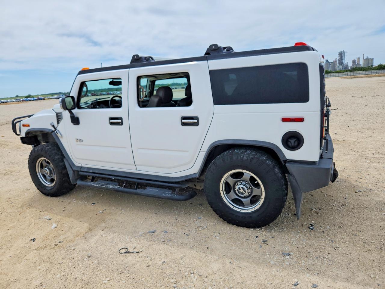 2003 Hummer H2 Белый vin: 5GRGN23U53H122951