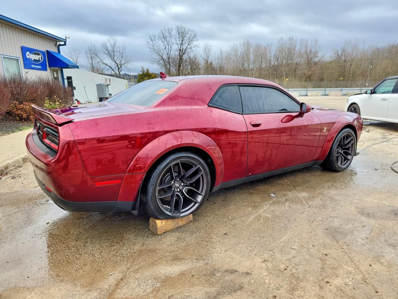 2019 Dodge Challenger R Maroon vin: 2C3CDZFJ6KH750172